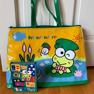 Kids Tote Bag - Green and Yellow